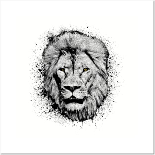 Lion Animal Wildlife Jungle Nature Adventure Hunt Graphic Posters and Art